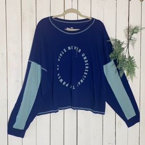 Flirtitude Long Sleeve Women’s Plus T-shirt